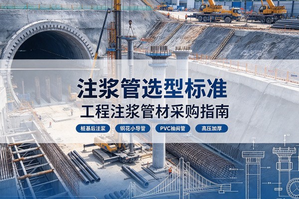 舟曲注浆管选型标准