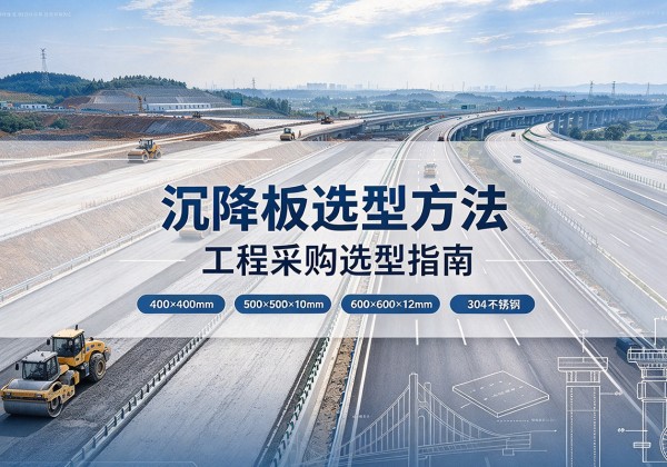 舟曲沉降板选择方法